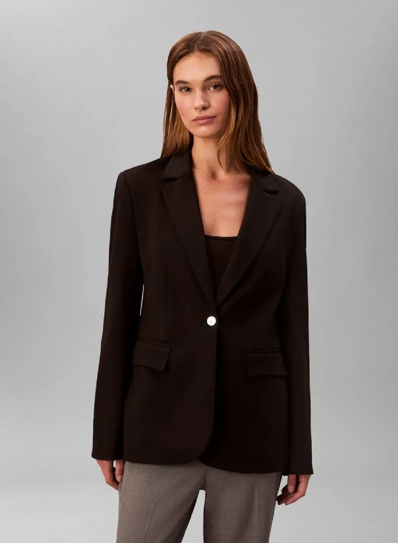 CALVIN KLEIN Slim Ponte Blazer